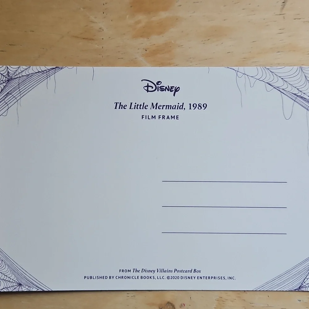 DISNEY VILLAINS POSTCARDS PACK